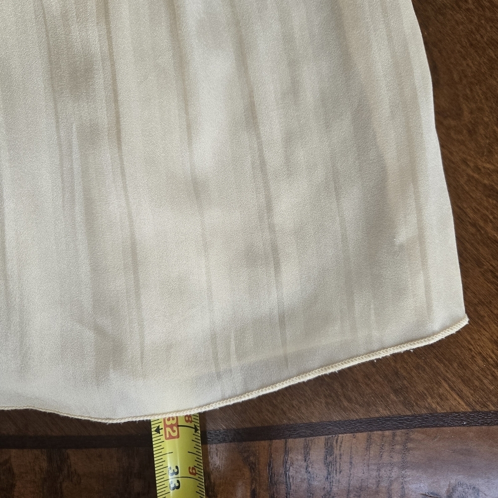 MONTEAU Cream Sleeveless Dress. Size M - Picture 7 of 10